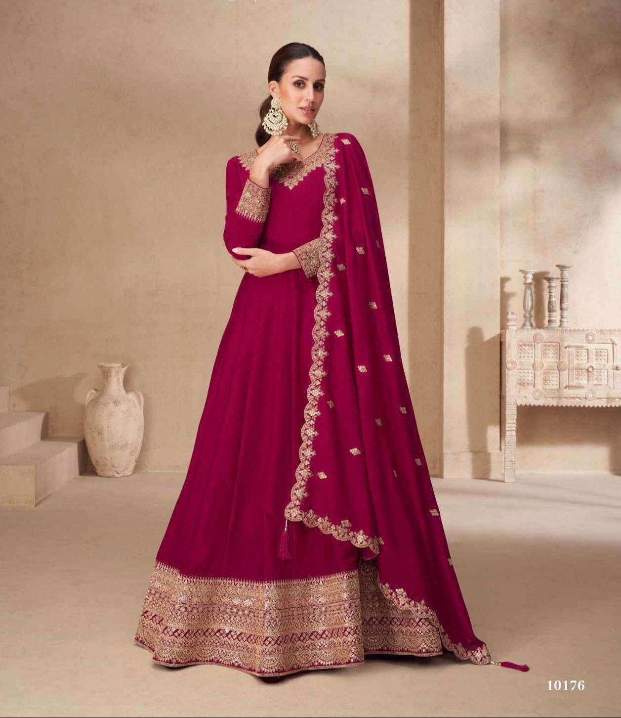 Premium Silk RED Gown - MYLUXURY LANE ENTERPRISE
